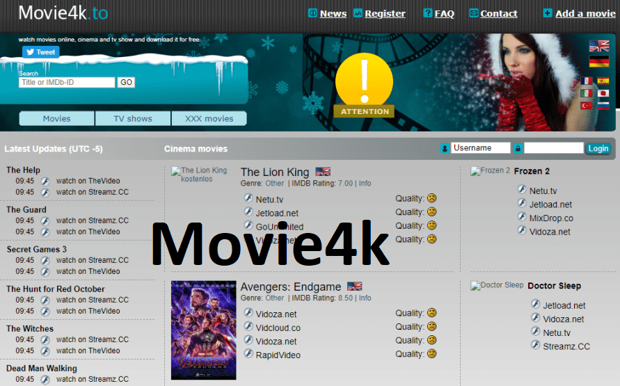 Movie4k Alternative Websites For Streaming Online Movies For Free