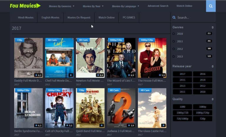 FouMovies 2023 – Latest Fou Movies Download New HD Bollywood Movies, Old Hollywood Movies