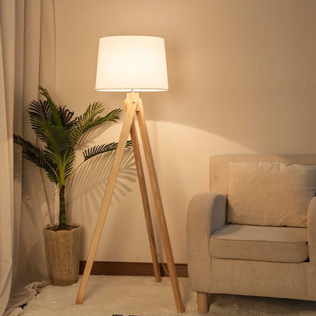 The Charm of Wooden Floor Lamps